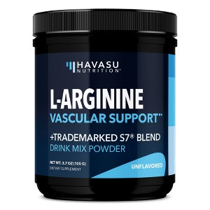 L-Arginine Powder, Unflavored, Havasu Nutrition, 105gm - 1 of 4