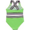 Just Love Girls’ UPF 50+ 2-Piece Bikini Swimsuit Set – Neon, Tie-Dye & Ombre Styles for Kids - 2 of 2