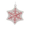 Melrose Etched Ceramic Tree Ornament (Set of 24) - 2 of 4