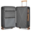 SUGIFT Carry On Luggage 20 Inch Expandable PC Hardside Suitcase with Spinner Wheels Aluminum Handle TSA Lock Anti-Theft Zipper - 2 of 4