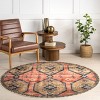 Nuloom Judy Traditional Persian Pet Friendly Machine Washable Area Rug - 2 of 4