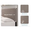 KTMBDW Queen Bed Frame Upholstered Platform Bed with Fabric Headboard, Non-Slip and Noise-Free/Wooden Slats Support - 2 of 4