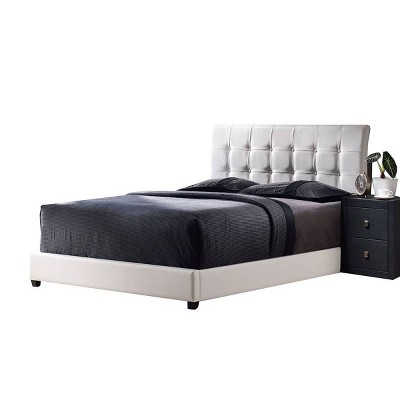 Lusso Bed - White (Full)