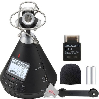 Zoom H3 VR Handy Audio Recorder with Built-In Ambisonics Mic Array ...