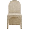 Meridian Furniture Summer Beige Velvet Dining Side Chair (Set of 2) - 4 of 4