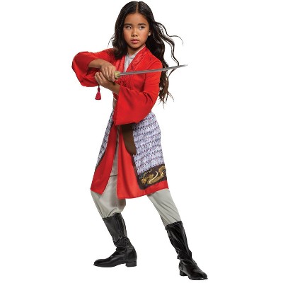 mulan costume kid