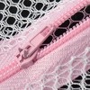 Unique Bargains Nylon Mesh Zippered Durable Laundry Bag 40cm x 30cm White 3 Pcs - 4 of 4
