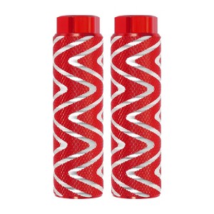 Unique Bargains Aluminum Alloy Anti-Skid BMX Mountain Dirt Cycling Fit 3/8 Inch Axles Rear Stunt Bike Pegs 2 Pcs - 1 of 3