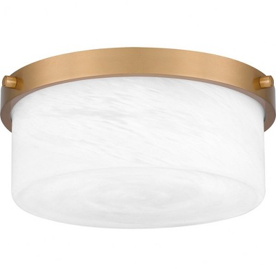 Quoizel Lighting Levine 2 - Light Flush Mount in  Aged Brass
