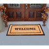 A1HC Coir and Rubber Door Mat 24"x48", Durable Non-Slip Large Welcome Mat for Entryway, Patio - 4 of 4