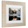Trademark Fine Art - David H Yang The Last Sunshine Matted Framed Art - 3 of 4