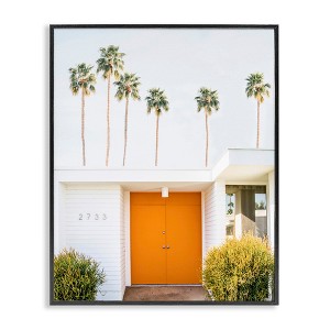 Stupell Industries Palm Springs Orange Door, 16" x 20" - 1 of 4