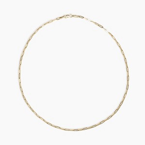 sanctuaire Dainty Link Necklace 14K Solid Gold - 1 of 3