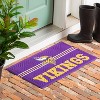 Evergreen NFL Minnesota Vikings Embossed Mat Cross Hatch Indoor and Outdoor Doormat - 2 of 3