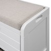 NicBex Shoe Rack Bench Shoe Storage Organizer with Removable Basket and Drawers Fully Assembled for Entryway Bedroom - 2 of 4