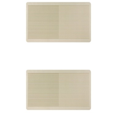 Unique Bargains 2 Pcs Modern Comfort Non-Slip Absorbent Kitchen Mats