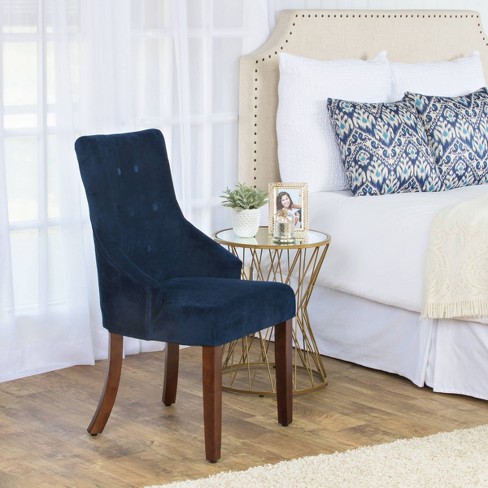 Tufted Accent Chair Blue - Homepop : Target