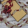 Ornativity Popcorn and Cranberry Wooden Garland – 9 ft - 3 of 4
