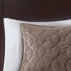 Gracie Mills Gayle 3-Piece Casual Geometric Velvet Quilt Set - 4 of 4