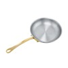 Mauviel M'Cook B 5-Ply Polished Stainless Steel Frying Pan With Brass Handle, 10.2-in, Made In France - 4 of 4