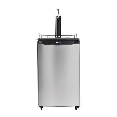 Danby 5.4 cu. ft. Single Tap Keg Cooler in Stainless Steel Look DKC054A1BSLDB