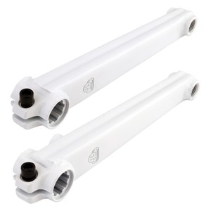 SE Bikes V-Ridge Cranks BB Axle Inlcuded 175mm 19mm Single Speed WHT - 1 of 2