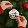 Lomsoe Christmas Cat Ceramic Ornament Funny Hanging Xmas Tree Decoration Cat Lovers Gift Holiday Home Decor Gift Christmas Decor Christmas Gift - 3 of 4