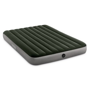 INTEX 64109E Dura-Beam Standard Prestige Air Mattress: Fiber-Tech – Queen Size – 10in Bed Height – 600lb Weight Capacity – Pump Sold Separately - 1 of 4