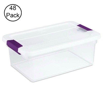 stackable storage bins with lids