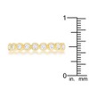 Slickblue Women’s 0.27ct CZ Pave Set Band Ring, 14k Gold / Rhodium, Classic Clear Stone Design, Size 5-10 - 3 of 4