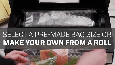 50 Pre-Cut Quart Sized Vacuum Sealer Bags (8.6 x 11.8)