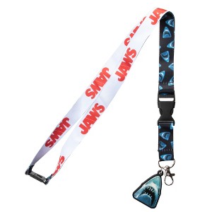 Jaws Cover Art Lanyard with Keychain - 1 of 4