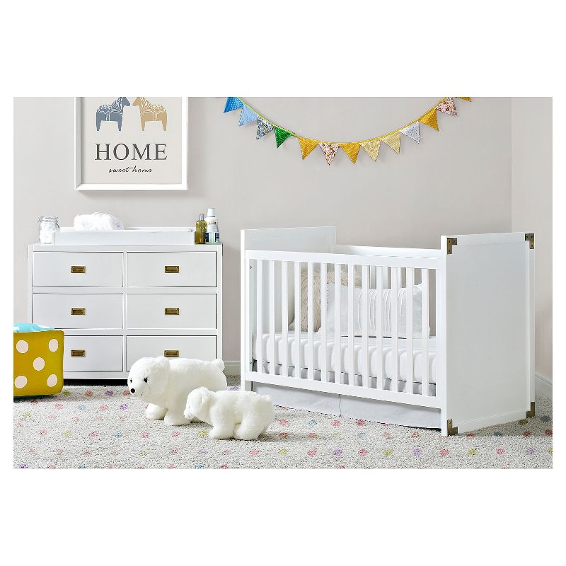 Baby Relax Georgia Campaign Dresser - White, 5 of 8