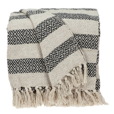 Parkland Collection,Rosie Transitional Beige 52" X 67" Woven Handloom Throw