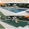 Pool Safety Inground Pool Cover – Fits 16x32ft Pools with Center Steps, Full Set with Safety Net, Installation Tools, 18x34ft - 4 of 4