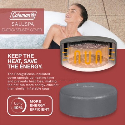 Coleman Miami AirJet Hot Tub Top Leatheroid Cover Replacement - Thumbnail 4