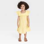 Toddler Girls' Gauze Dress - Cat & Jack™ Yellow