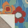 Waverly Sun & Shade "Pic-A-Poppy" Bluebell Indoor/Outdoor Area Rug by Nourison - 3 of 4