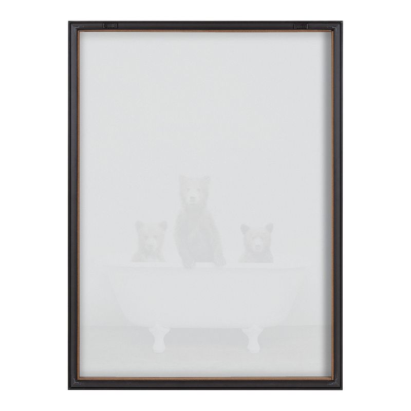18&#34; x 24&#34; Blake Three Little Bears in Vintage Bathtub Framed Printed Glass by Amy Peterson Art Studio - Kate &#38; Laurel All Things Decor, 5 of 7