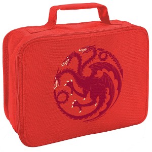 Game Of Thrones Targaryen Sigil Insulated Soft Sided Lunch Box - 1 of 4