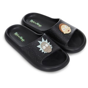 Rick and Morty Mens Comfort Slides - Officially licensed Rick and Morty Cushion Slides - Rick Sanchez and Morty Smith - 1 of 4