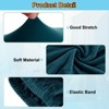 Unique Bargains Elastic Living Room Bedroom Square Foot Stool Cover - 3 of 4