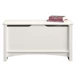 Shoal Creek Storage Chest with Lid Stay Safety - Soft White - Sauder