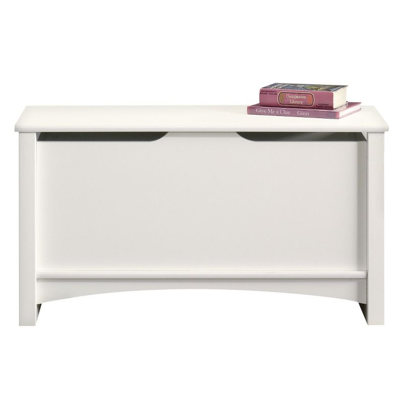 Shoal Creek Storage Chest with Lid Stay Safety - Soft White - Sauder, 1 of 5