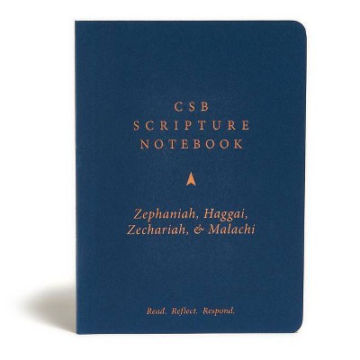 CSB Scripture Notebook, Zephaniah, Haggai, Zechariah, Malachi - by  Csb Bibles by Holman (Paperback)