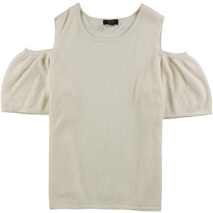 Charter Club Womens Cashmere Cold-Shoulder Pullover Sweater - 1 of 1