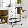 Tub Transfer Bench, Shower Chair for Bathtub W/Backrest & Padded Armrest, Height Adjustable Shower Bench - 3 of 4