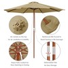 Yescom 9 Ft Wooden Pole Patio Umbrella - image 4 of 4