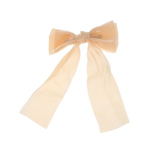 Unique Bargains Fashionable Bow Ribbon Duckbill Hair Clips 1 Pc - 1 of 4