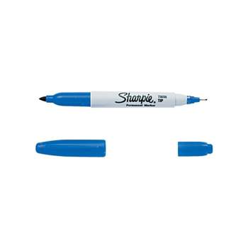 Sharpie Twin Tip Permanent Marker Fine-Point and Ultra-Fine Point Blue 390351